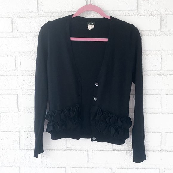 J. Crew Black Cardigan xs - Picture 1 of 3